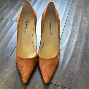 Charles David Women's Rust Suede Pumps